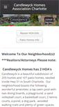 Mobile Screenshot of candlewyckhomes.com